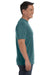 Comfort Colors C1717 Mens Short Sleeve Crewneck T-Shirt Emerald Green Side