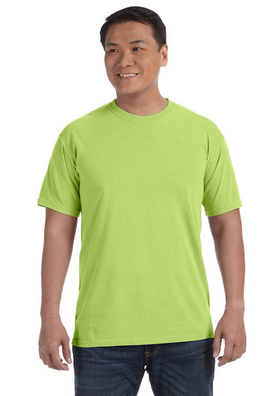 Comfort Colors C1717 Mens Short Sleeve Crewneck T-Shirt Kiwi Green Front