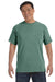Comfort Colors C1717 Mens Short Sleeve Crewneck T-Shirt Light Green Front