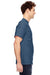 Comfort Colors C1717 Mens Short Sleeve Crewneck T-Shirt Navy Blue Side