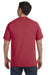 Comfort Colors C1717 Mens Short Sleeve Crewneck T-Shirt Chili Red Back