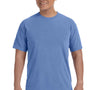 Comfort Colors Mens Short Sleeve Crewneck T-Shirt - Flo Blue