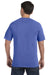 Comfort Colors C1717 Mens Short Sleeve Crewneck T-Shirt Periwinkle Blue Back