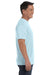 Comfort Colors C1717 Mens Short Sleeve Crewneck T-Shirt Chambray Blue Side