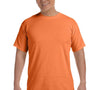 Comfort Colors Mens Short Sleeve Crewneck T-Shirt - Mango Orange - Closeout