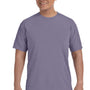 Comfort Colors Mens Short Sleeve Crewneck T-Shirt - Wine Purple