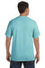 Comfort Colors C1717 Mens Short Sleeve Crewneck T-Shirt Chalky Mint Blue Back