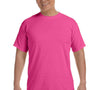 Comfort Colors Mens Short Sleeve Crewneck T-Shirt - Peony Pink - Closeout