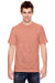 Comfort Colors 1717/C1717 Mens Short Sleeve Crewneck T-Shirt Terracota Front