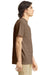 Comfort Colors 1717/C1717 Mens Short Sleeve Crewneck T-Shirt Espresso Brown SIde