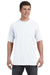 Comfort Colors C4017 Mens Short Sleeve Crewneck T-Shirt White Front