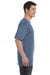 Comfort Colors C4017 Mens Short Sleeve Crewneck T-Shirt Blue Jean Side
