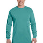 Comfort Colors Mens Long Sleeve Crewneck T-Shirt - Seafoam Green