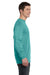 Comfort Colors C6014 Mens Long Sleeve Crewneck T-Shirt Seafoam Green Side