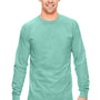Comfort Colors Mens Long Sleeve Crewneck T-Shirt - Island Reef Green