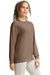 Comfort Colors 6014/C6014 Mens Long Sleeve Crewneck T-Shirt Espresso Brown SIde