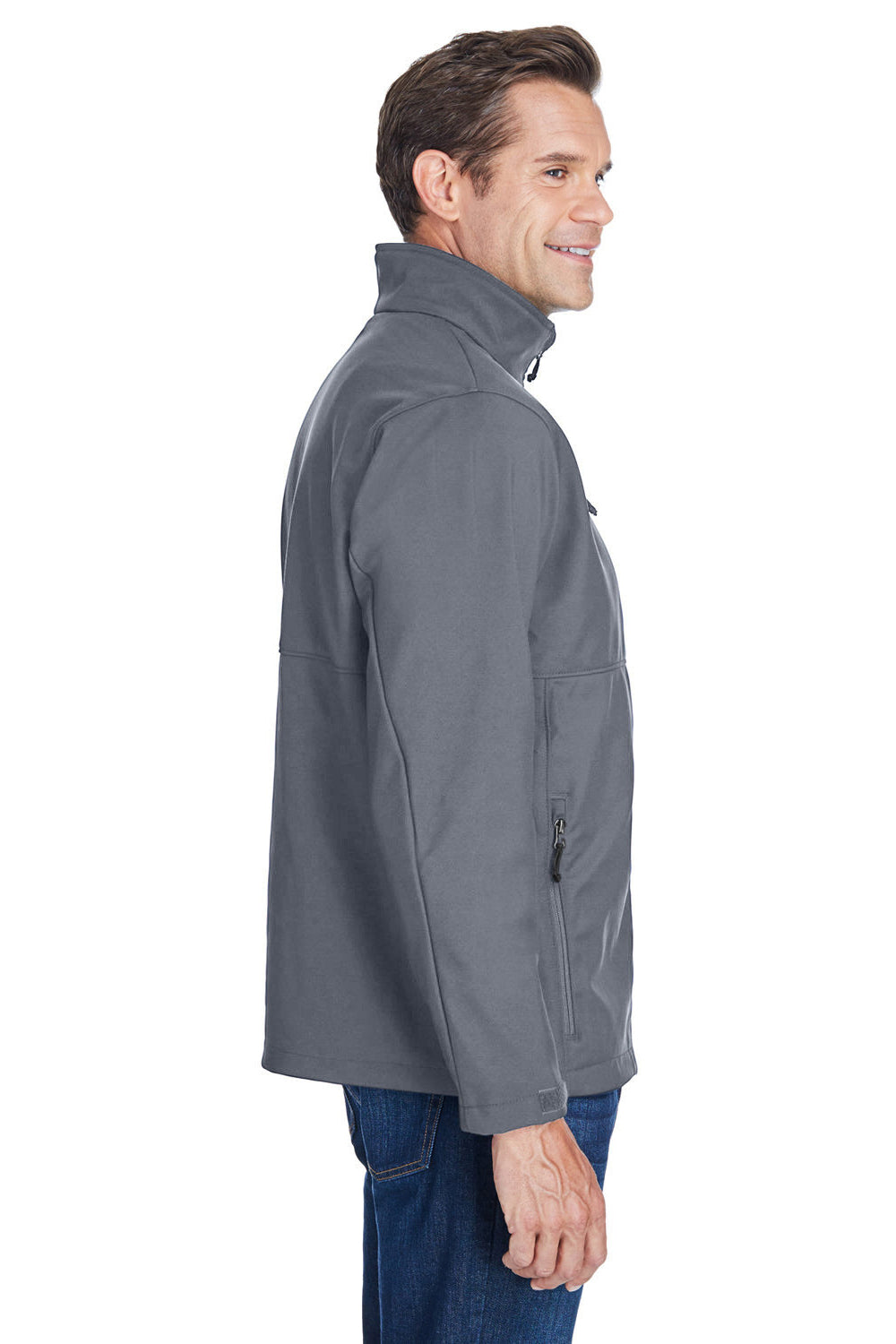 Columbia C6044/155653 Mens Ascender Wind & Water Resistant Full Zip Jacket Graphite Grey SIde