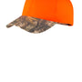 Port Authority Mens Adjustable Hat - Orange Blaze/Realtree Xtra Camo