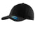 Port Authority C809 Mens Stretch Fit Hat Black Front