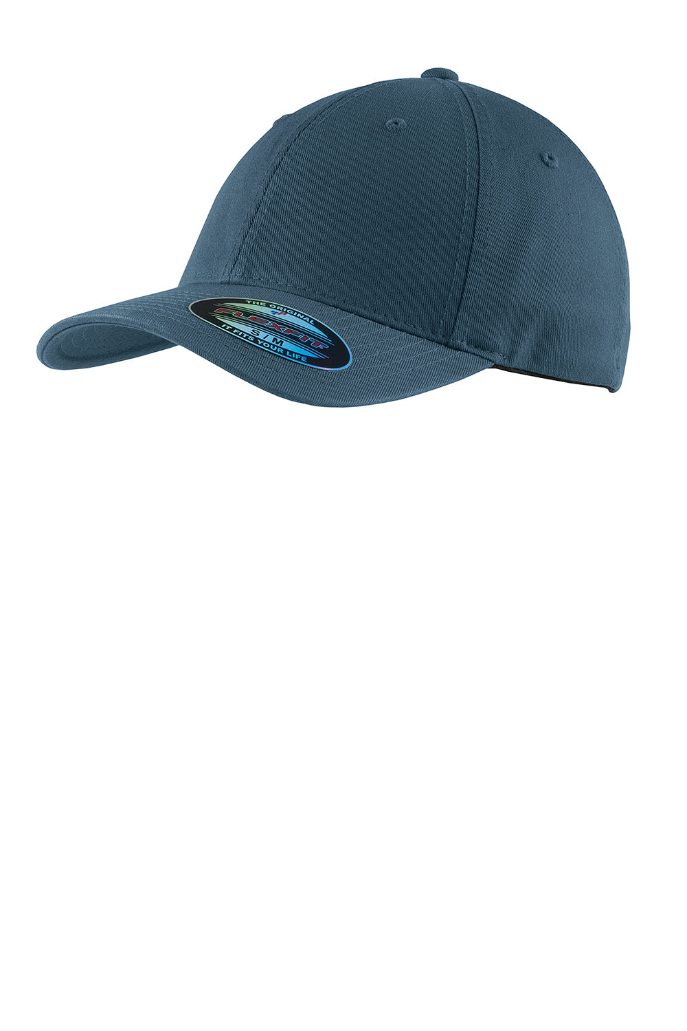 Port Authority C809 Mens Stretch Fit Hat Slate Blue Front