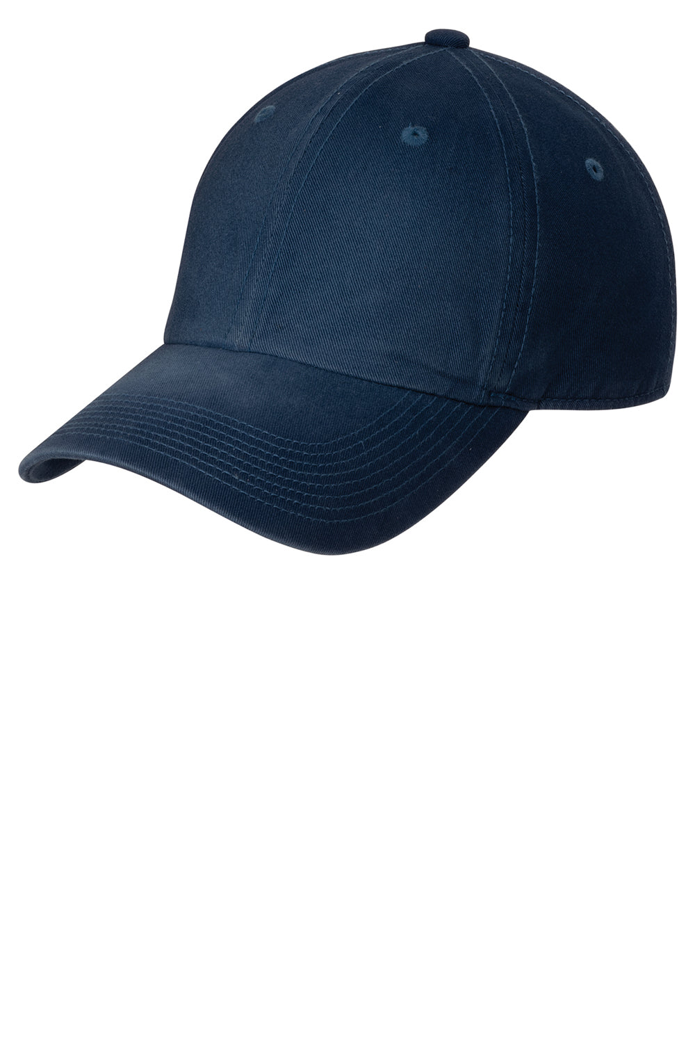 Port Authority C811 Mens Adjustable Hat Navy Blue Front