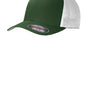 Port Authority Mens Stretch Fit Hat - Forest Green/White