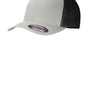 Port Authority Mens Stretch Fit Hat - Silver Grey/Black