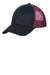 Port Authority C818 Mens Adjustable Hat Black/Shock Pink Front