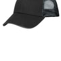 Port Authority Mens Adjustable Hat - Black/Silver Grey