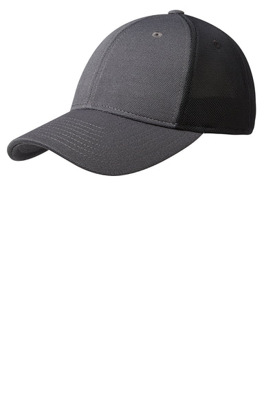 Port Authority C826 Mens Stretch Fit Hat Iron Grey/Black Front