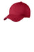 Port Authority C829 Mens Adjustable Hat Red Front