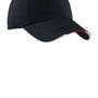 Port Authority Mens Adjustable Hat - Classic Navy Blue/Red/White