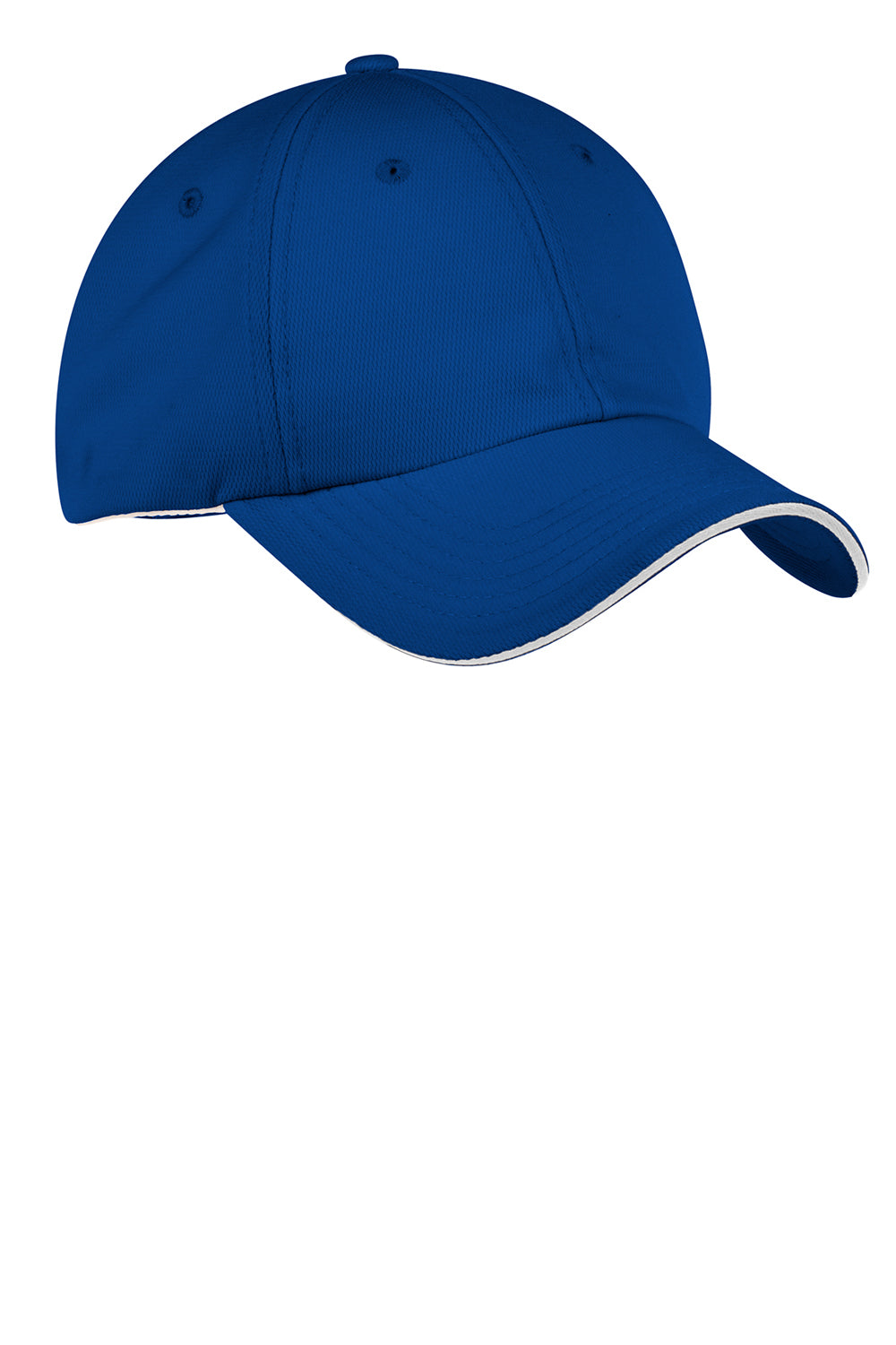 Port Authority C838 Mens Dry Zone Moisture Wicking Adjustable Hat Royal Blue Front