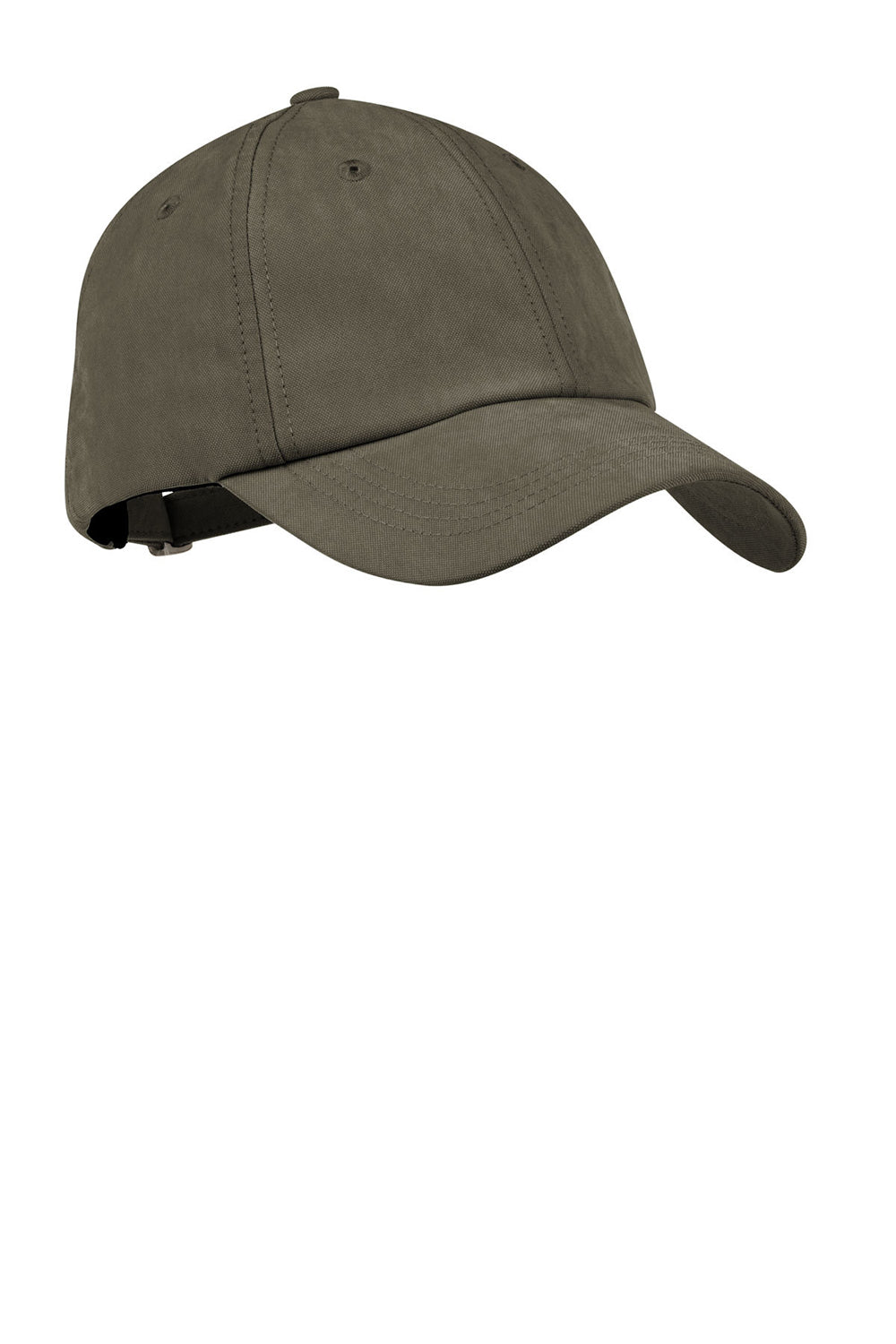 Port Authority C850 Mens Moisture Wicking Adjustable Hat Olive Green Front