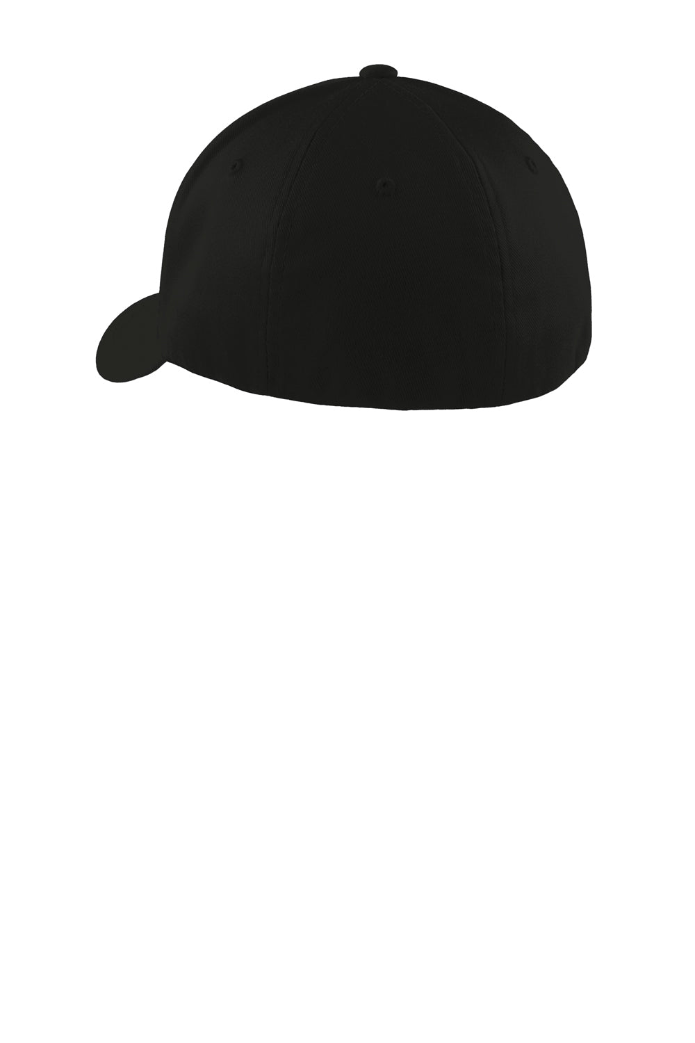 Port Authority C865 Mens Stretch Fit Hat Black Back