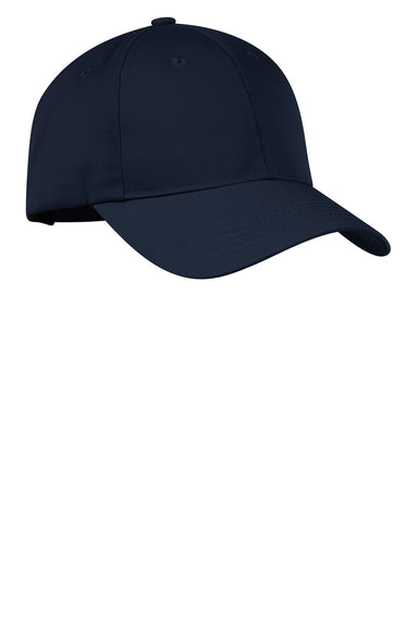 Port Authority C868 Mens Moisture Wicking Adjustable Hat Navy Blue Front