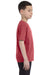 Comfort Colors C9018 Youth Short Sleeve Crewneck T-Shirt Crimson Red Side