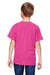 Comfort Colors C9018 Youth Short Sleeve Crewneck T-Shirt Neon Pink Back