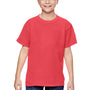 Comfort Colors Youth Short Sleeve Crewneck T-Shirt - Neon Red Orange - Closeout
