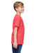 Comfort Colors C9018 Youth Short Sleeve Crewneck T-Shirt Neon Red Orange Side