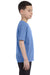 Comfort Colors C9018 Youth Short Sleeve Crewneck T-Shirt Flo Blue Side