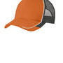 Port Authority Mens Adjustable Hat - Flare Orange/White/Magnet Grey
