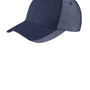 Port Authority Mens Adjustable Hat - Navy Blue/White