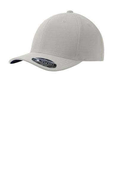 Port Authority C934 Mens Stretch Fit Hat Silver Grey Front