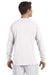 Champion CC8C Mens Long Sleeve Crewneck T-Shirt White Back