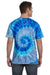 Tie-Dye CD100 Mens Short Sleeve Crewneck T-Shirt Blue Jerry Back