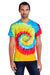 Tie-Dye CD100 Mens Short Sleeve Crewneck T-Shirt Pastel Neon Front