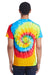 Tie-Dye CD100 Mens Short Sleeve Crewneck T-Shirt Pastel Neon Back