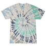 Tie-Dye Mens Short Sleeve Crewneck T-Shirt - Glacier