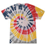 Tie-Dye Mens Short Sleeve Crewneck T-Shirt - Yellowstone